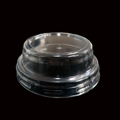 High Clarity Coffee PET Cup Lid Durable Custom Thermoformed Packaging