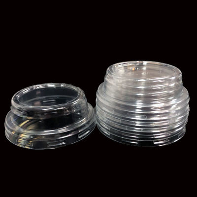 High Clarity Coffee PET Cup Lid Durable Custom Thermoformed Packaging