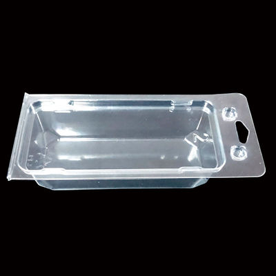 Clear PET Clamshell Packaging For Small Parts Retail Display Custom Plastic Blister Box