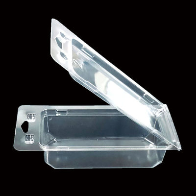 Clear PET Clamshell Packaging For Small Parts Retail Display Custom Plastic Blister Box