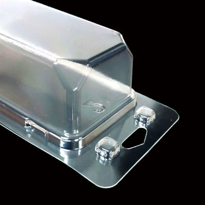 Clear PET Clamshell Packaging For Small Parts Retail Display Custom Plastic Blister Box