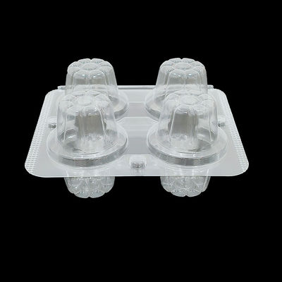 Food Grade Clear PET Heat Sealing Double Blister Packaging For Jelly