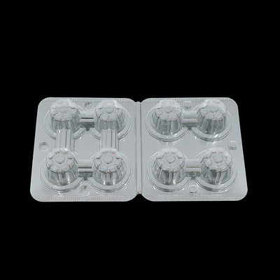 Food Grade Clear PET Heat Sealing Double Blister Packaging For Jelly