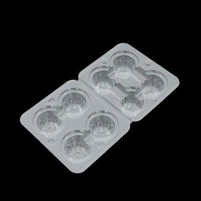 Food Grade Clear PET Heat Sealing Double Blister Packaging For Jelly