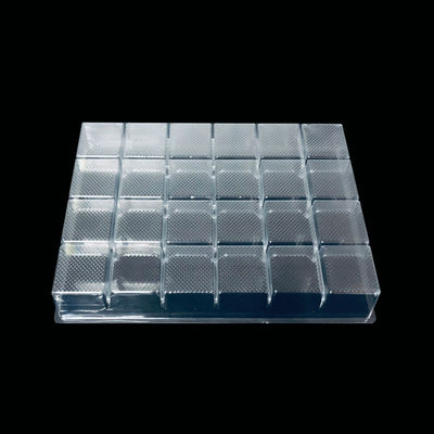 24 Cavities Ice Cube Tray Food Grade Blister Packaging -18°C Freezer Compatible