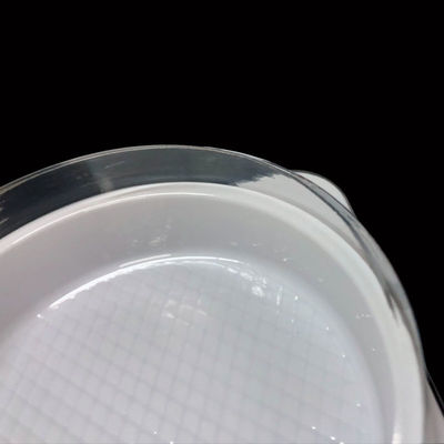 Food Grade PET Mousse Cake Packaging Box With Clear Lid And White Base
