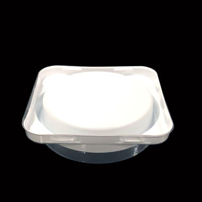 Food Grade PET Mousse Cake Packaging Box With Clear Lid And White Base
