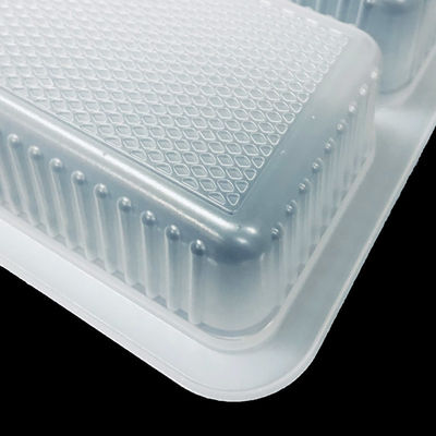 3 Cells Food Grade PP Plastic Tray For Chicken Wrap Microwaveable Freezer Safe