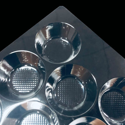 Food Grade Clear PET 22 Cell Cookie Insert Tray Crisp For Bakery Chocolates Gift Box Dividers