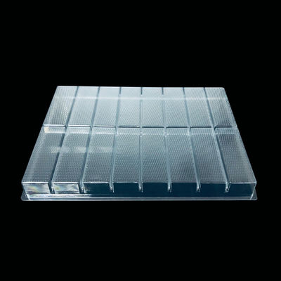 Custom 16 Cavities Ice Cube Tray Food Grade Transparent PET Freezer Safe Blister Packaging