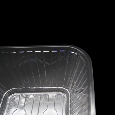 Recipientes de PET transparentes de qualidade alimentar para frutas e vegetais Embalagem plástica personalizada de prato fundo