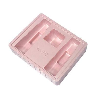Pink Plastic Blister PS Tray For Cosmetic Set High Precision Makeup Packaging Insert