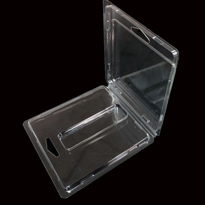 High Transparency Clear PET Clamshell Blister Packaging For Automotive Decals Small Crafts