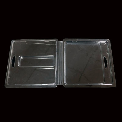 High Transparency Clear PET Clamshell Blister Packaging For Automotive Decals Small Crafts