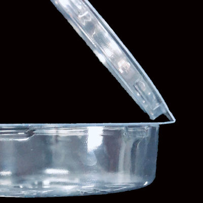 Recyclable Clear PET Clamshell Blister Pack For Scented Candles Transparent Candle Container