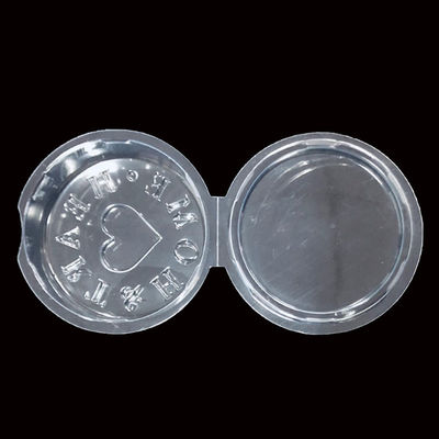 Recyclable Clear PET Clamshell Blister Pack For Scented Candles Transparent Candle Container