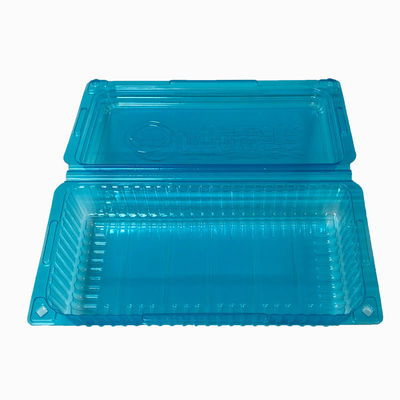 Disposable PET Clamshell Custom Seafood Packaging For Frozen Shellfish Oysters Lobster
