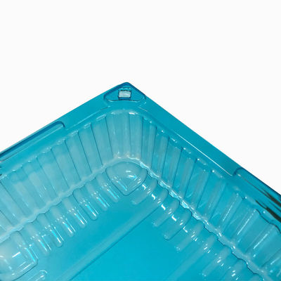 Disposable PET Clamshell Custom Seafood Packaging For Frozen Shellfish Oysters Lobster