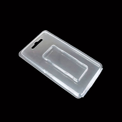 Embalagem tipo concha blister de plástico PET transparente personalizada para solução de armazenamento seguro de cartão de memória