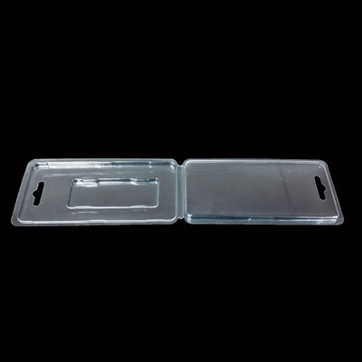 Embalagem tipo concha blister de plástico PET transparente personalizada para solução de armazenamento seguro de cartão de memória