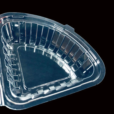 Custom Food-Grade High Clarity PET Plastic Blister Packaging for Slice Cake Boxes Foldable Clamshell Containers