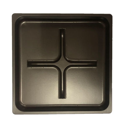 Custom Coffee Brown PP Bakery Trays Freezer-Safe for Baking Pastry Bread at -18°C Durable Plastic Food Packaging