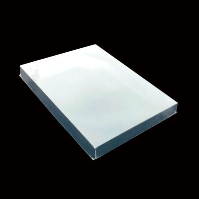 Transparent Lid of Open Top Box Custom Clear PET Blister Cover for Displaying Paper Box