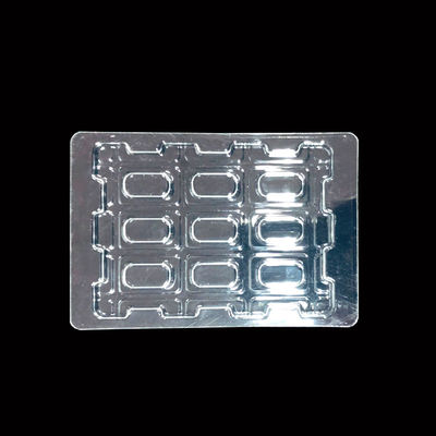 Clear PET Carded Blister Packaging with ESD Treatment Customizable Face Sealed Blister