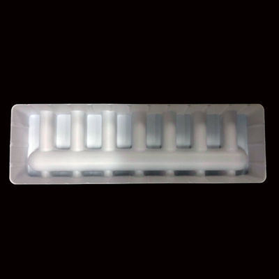 Ampolas personalizadas de 7 células bandeja de plástico material branco PS leve inserção durável para caixa