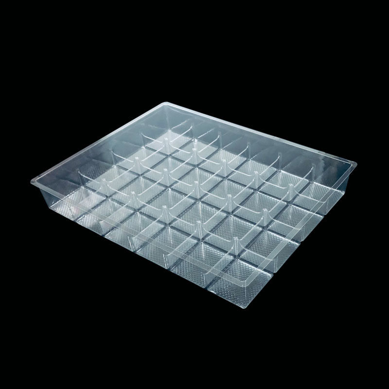 24 Cavities Ice Cube Tray Food Grade Blister Packaging -18°C Freezer Compatible