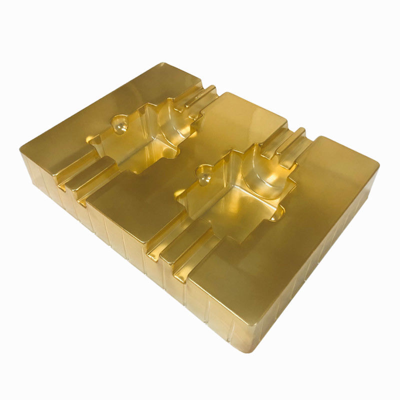 Inserção personalizada para embalagem de frasco de mel, bandeja blister com brilho dourado para envio seguro e exibição elegante
