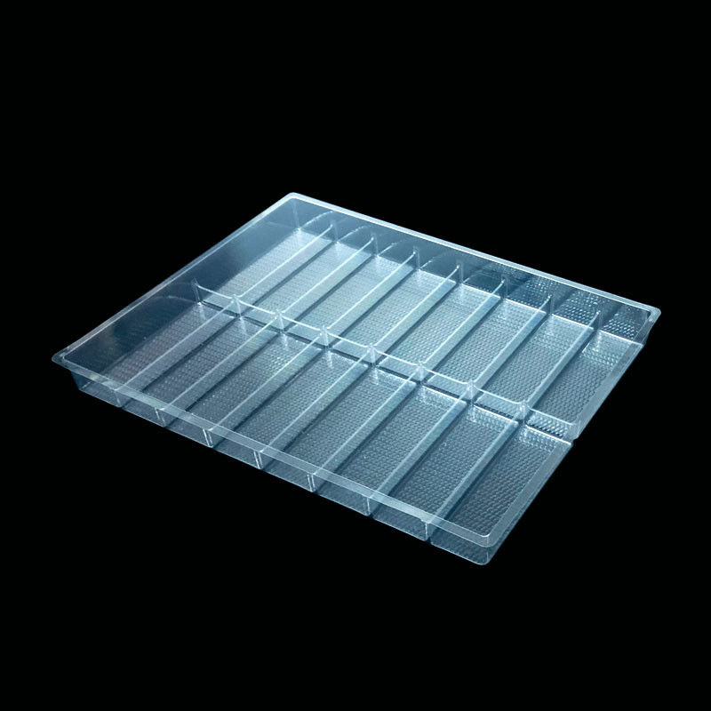 Custom 16 Cavities Ice Cube Tray Food Grade Transparent PET Freezer Safe Blister Packaging