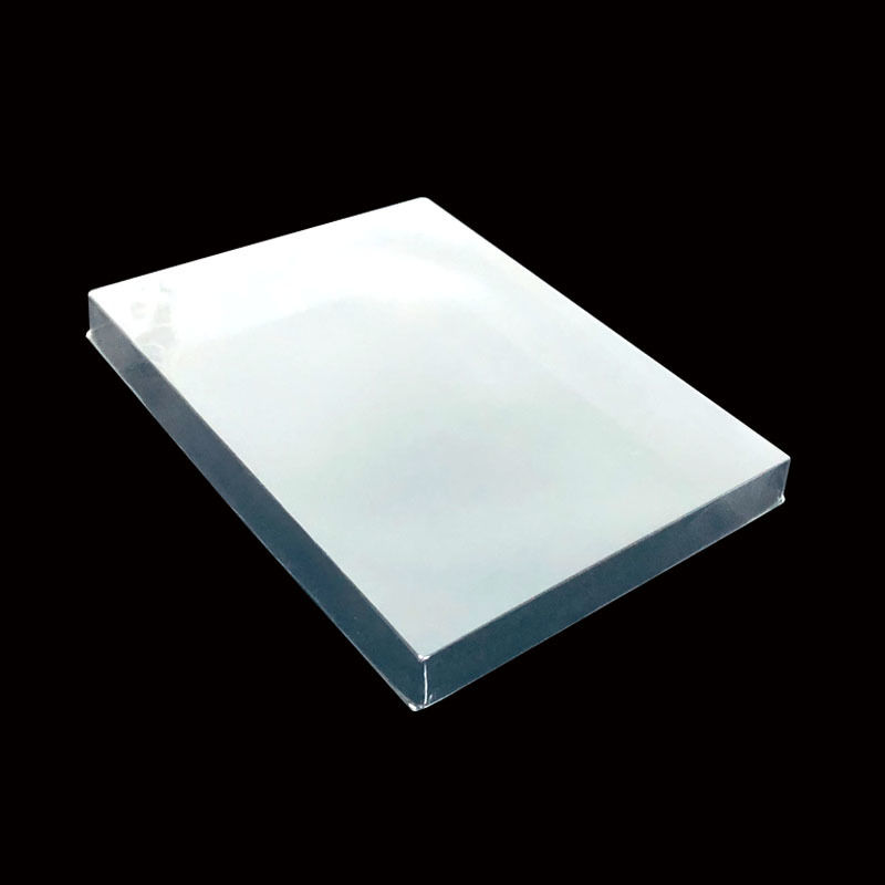 Transparent Lid of Open Top Box Custom Clear PET Blister Cover for Displaying Paper Box