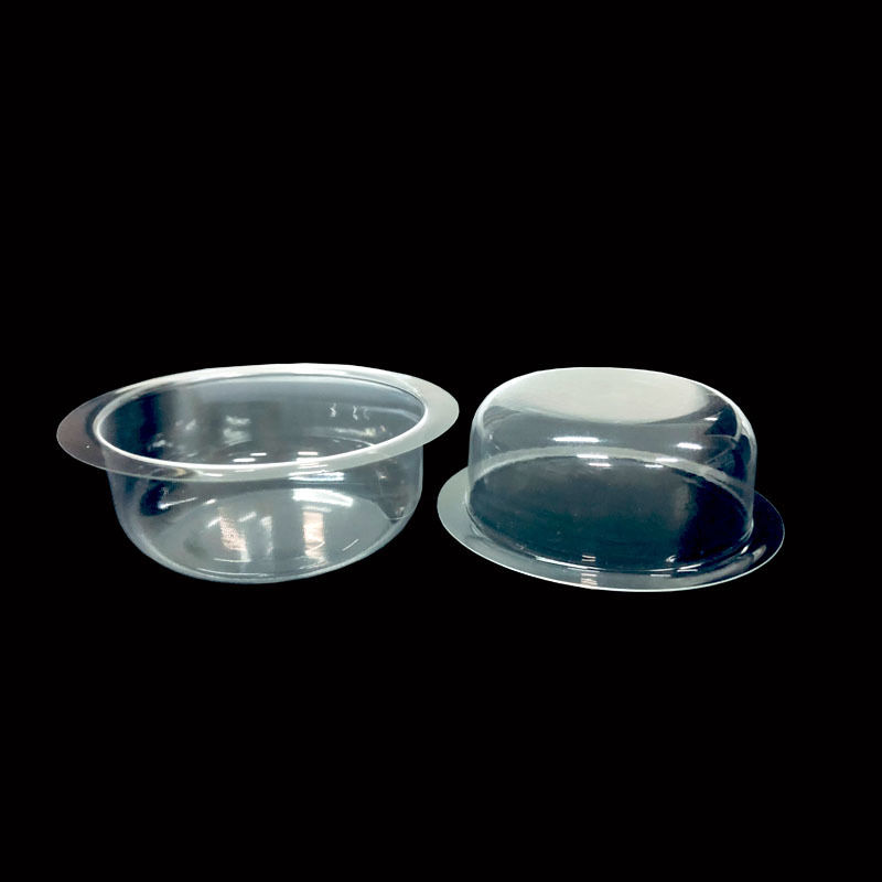 Clear PET Blister Card Packaging for Hair Dye Products Heat Sealing with Printed Paperboard